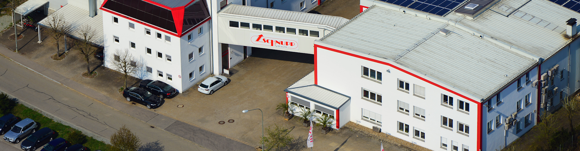 Luftaufnahme von Schnupp Firmengelände