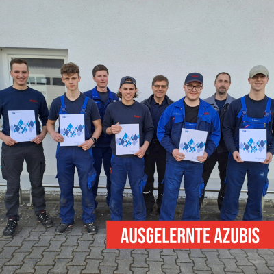 Herzlichen Glückwunsch an unsere Azubis!